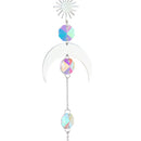 #A Crystal Wind Chime Pendant Garden Living Room Color Prism Diamond Decorations