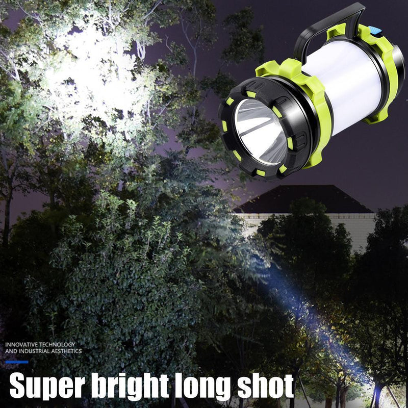 LED Camping Light 3600mAh Power Bank Flashlight IP44 Searchlight Emergency Torch