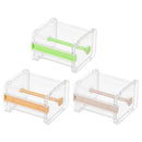 Transparent Multifunction Hand Account Tape Cutter Storage Box Tape Seat Tape