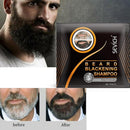 Men`s Beard Mustache Dye Tint Blackening Colour Shampoo T4V7