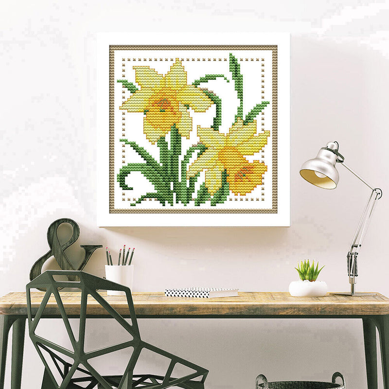 Partial Cross Stitch Kit March 14CT Counted DIY Needlework Decor (H425)