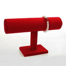 5pcs 9.1 inch Bracelet Jewelry  Chain Display Holder Organizer Rack(Red)