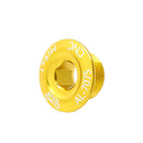 MUQZI CNC Bike M19 Crank Cover Screws Aluminum Alloy Crankset Fixing Nut Bolt Ca