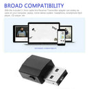 Wireless Bluetooth 5.0 Audio Receiver Transmitter 3.5mm RCA for TV PC Headphone