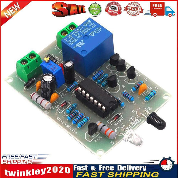 Infrared Proximity Switch DIY Kit 0-40s Delay Time Infrared Sensor Module Newly