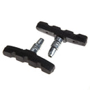 Rubber bicycle brake pads 1 pair of V brake padding cycling brake blocks holder
