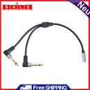 3.5mm Female Stereo to Dual 6.35mm Male Y Splitter Adapter Audio Cable 0.24m
