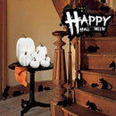 7Pcs Thanksgiving Artificial White Pumpkin Home Decoration Sets`