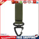 2pcTriangle Backpack Hanging Buckle 360-Degree Rotation D-Shaped Hook Green