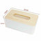 Tissue Box Dispenser Paper Storage Holder Napkin Case Wooden Organizer D6P6