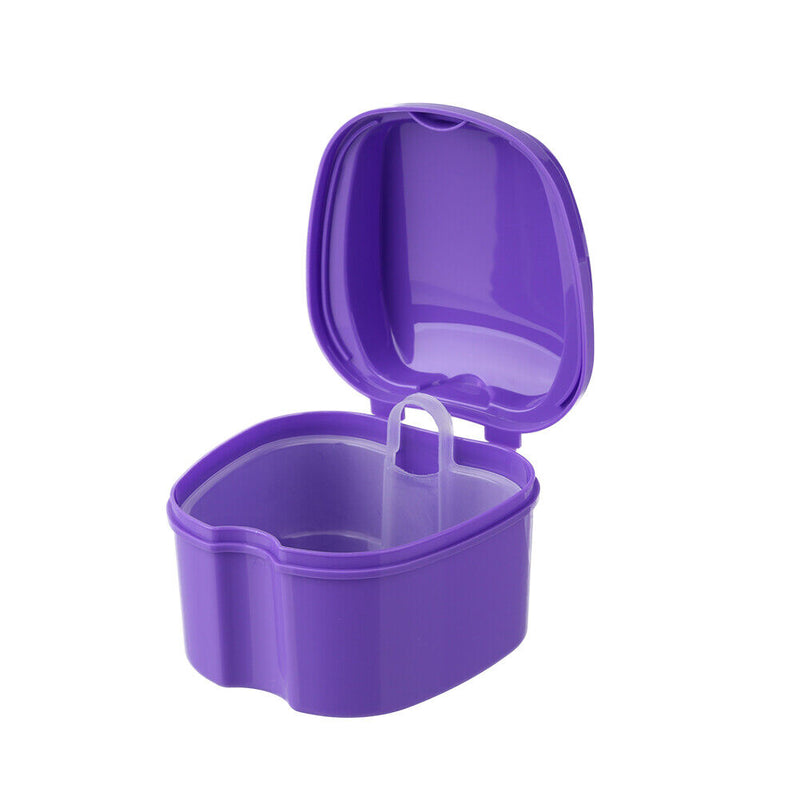 Cleaning Teeth Storage Boxes Oral Denture False Teeth Nursing Net Container