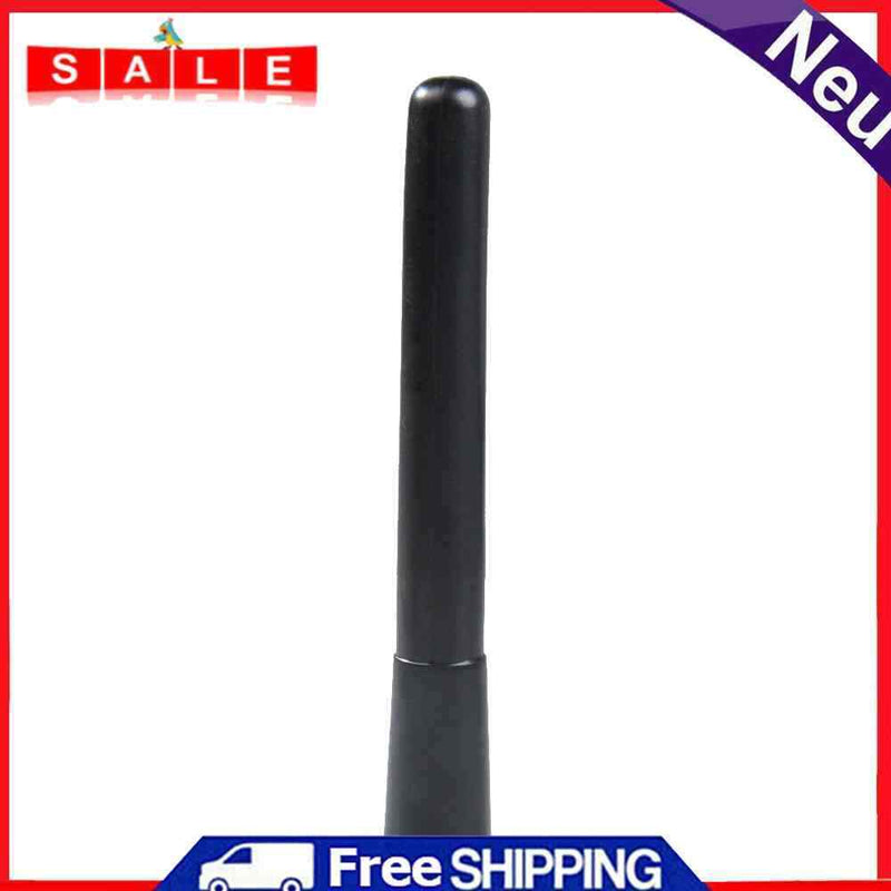 Universal Car Antenna Antennas 3.7-Inch Top Roof Black Short Screw Antenna