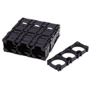 10Pcs 26650 3x  Lithium Battery Triple Holder Bracket For Diy Battery Pack Newly