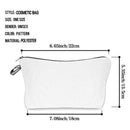 Women Polyester Chicken Print Makeup Bag Small Zipper Cosmetic Handbag Newly