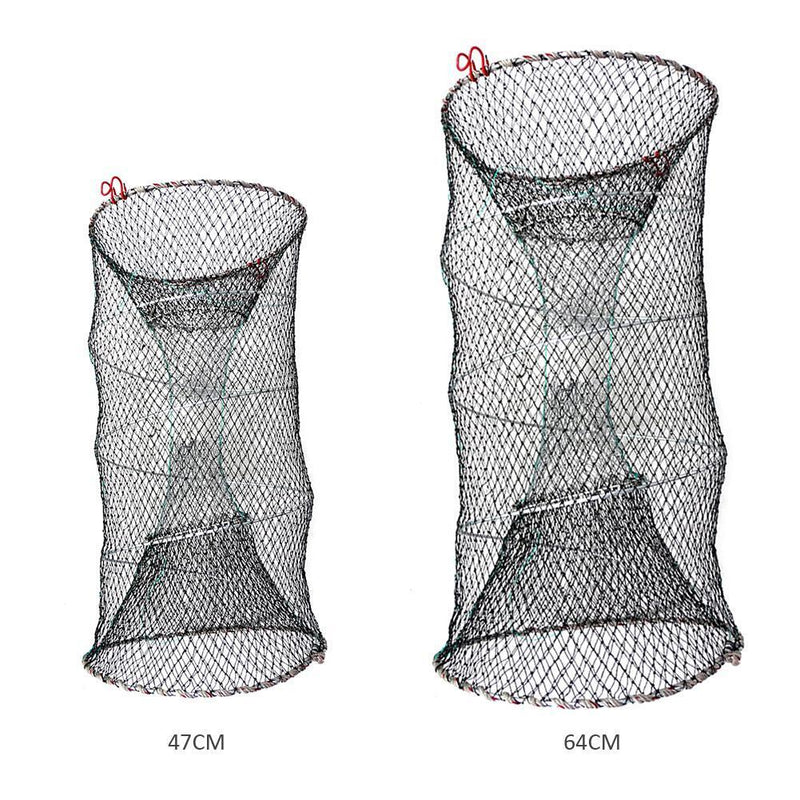 Foldable Fishing Cast Crab Trap Fish Cages Loach Shrimp Net (Diameter 25)