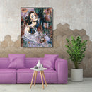 Painting By Numbers Kit DIY Beauty Deer Hand Painted Canvas Oil Wall Picture Art