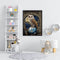 Oil Paint By Numbers Gems Owl Frameless Picture Craft Kit for Room Decoration