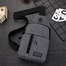 Crossbody Oxford Headset Chest Bag Shoulder Pack Pocket Bag Sling Backpack