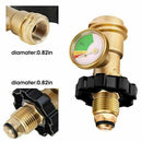 Lpg Bottle Level Indicator Meter Adapter Pressure Gauge POL Propane Gas Gauge