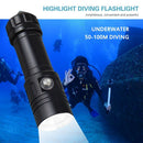 Signal Light Diving Flashlight Scuba Dive Torch Snorkeling Accessories