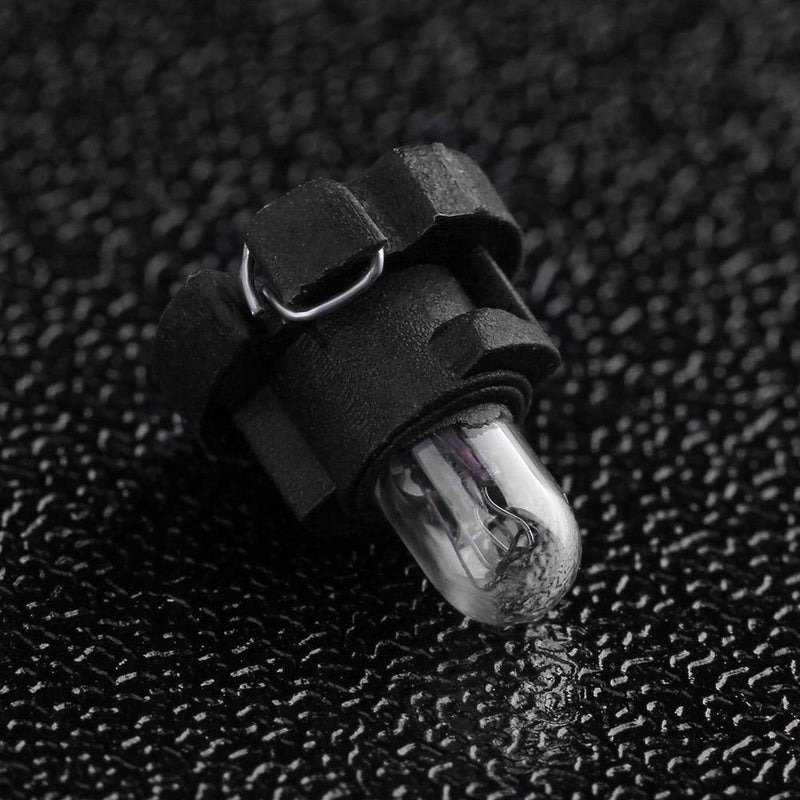 10pcs T3 LED 12V Car Interior Instrument Light Bulbs Dashboard Lamps(Black)