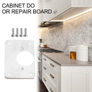 Stainless Steel Cabinet Cupboard Furniture Hinge Repair Plate Accessories Kit
