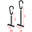 Multiple Tippet Spools Fishing T Holder Stack Carrier Aluminum Carabiner Hanger