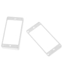 2PCS Guitar Curved Plastic Humbucker Pickups Frame Holder Mounting Frame Ri