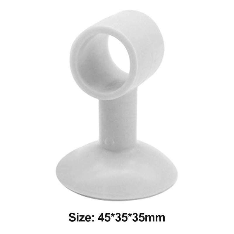2pcs Anti-collision Doorknob Wall Crash Pad Door Handle Silencer (Yellow)