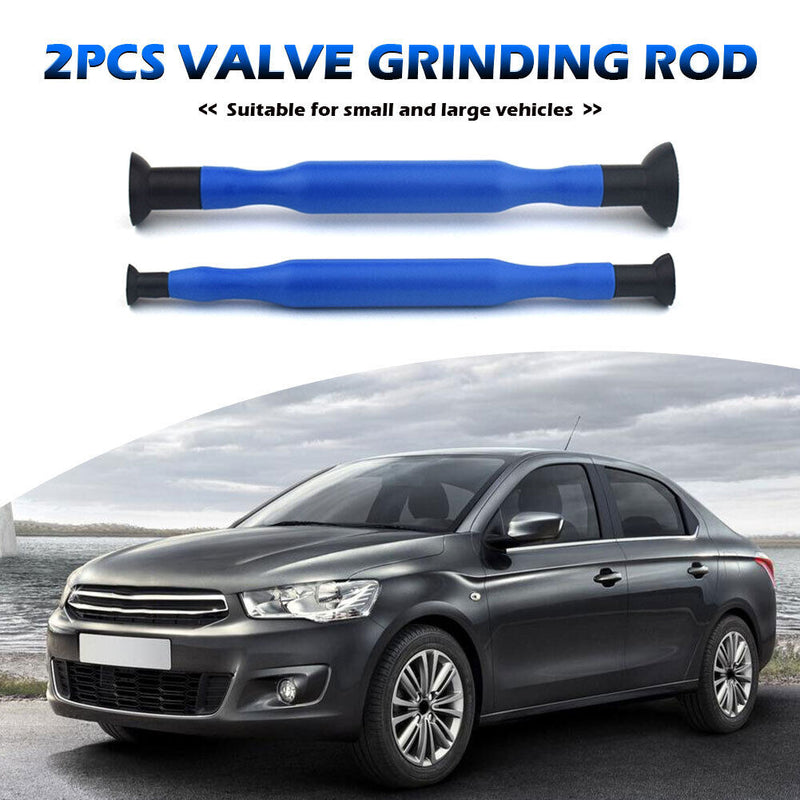2pcs Valve Lapping Stick Set Double Ended Grinding Tools for Car Auto Motor