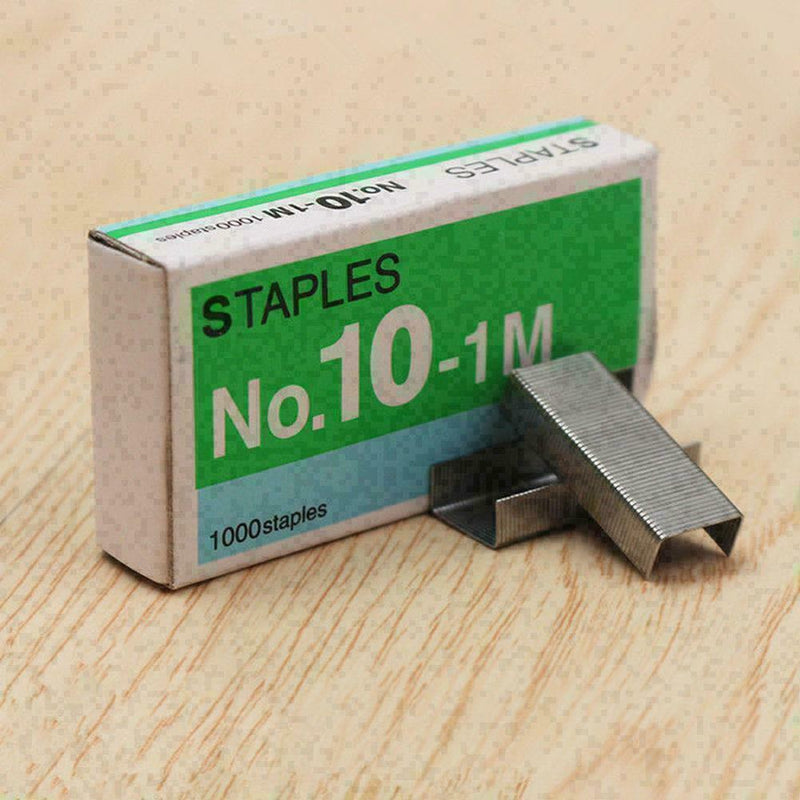 1000pcs Size NO.10 Staples Box For Desktop Stapler I4R3 Favor Staples V1M3 K9D3