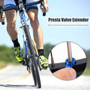 RISK 2pcs Bike Inner Tubes Extender Valve Core Adapter (Non Detachable) Newly