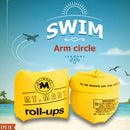 1 Pair Child Inflatable Arm Pool Float Swimming Arm Ring Safety Training Circ