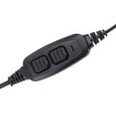 2 Pin Dual PTT Earpiece Headset Mic for Baofeng UV-82 UV-8D Walkie Talkies