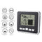 Ultrasonic Wireless Water Tank Liquid Depth Level Meter w/Temperature Display