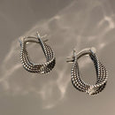 Fashion Geometric Earring S925 Earrings Twist Winding Earring Party Jewelry