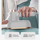 Mini Steam Iron Handheld Wet Dry Household Fabric Garment Steamer (EU) Newly