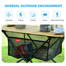 Portable Table Storage Net Outdoor Dishware Foldable Storage Bag Portable