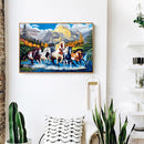Painting By Numbers Kit DIY Gallant Horse Canvas Oil Art Picture Home Decor