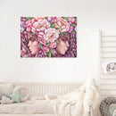 DIY Oil Paint by Numbers Girl Flower Coded Hand Painted Acrylic Drawing Kit