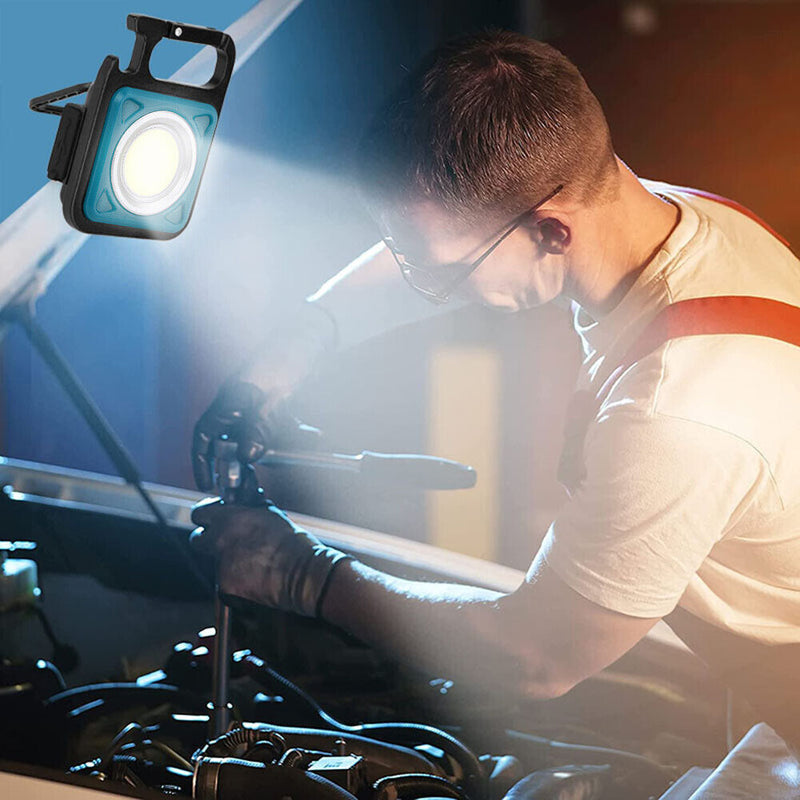 COB Pocket Magnet Repair Emergency Mini Key Light Camping Outdoor LED Torch L