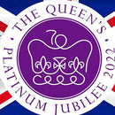 Platinum Jubilee Flag Polyester Queen Elizabeth Banner - British Decor (1) Newly