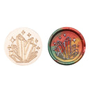 #A Mushroom Sealing Wax Stamp Head Replace for Wedding Invitation Scrapbooking