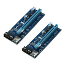 USB 3.0 PCI-E Express 1x to 16x Extender Riser Card Adapter SATA Power Cable