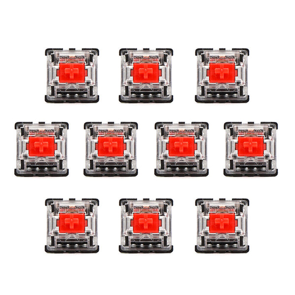 10Pcs 3 Pin Mechanical Keyboard Switch RED for Cherry MX Keyboard Tester Kit