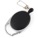 1Pcs Einziehbare Schlüsselanhänger Rückstoß Keyring Key Ring Clip Belt W9B7