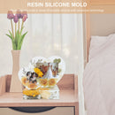 Photo Frame Molds - 3-Piece Silicone Epoxy Mould for DIY Bookends Art Crafts