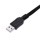0,3 m USB Männer zu 3RCA männlichen AV Audio Konverter Adapter Kabel für HDTV