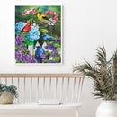 Flower Bird Oil Paint By Numbers DIY Handpainted on Canvas Wall Art (B1040)