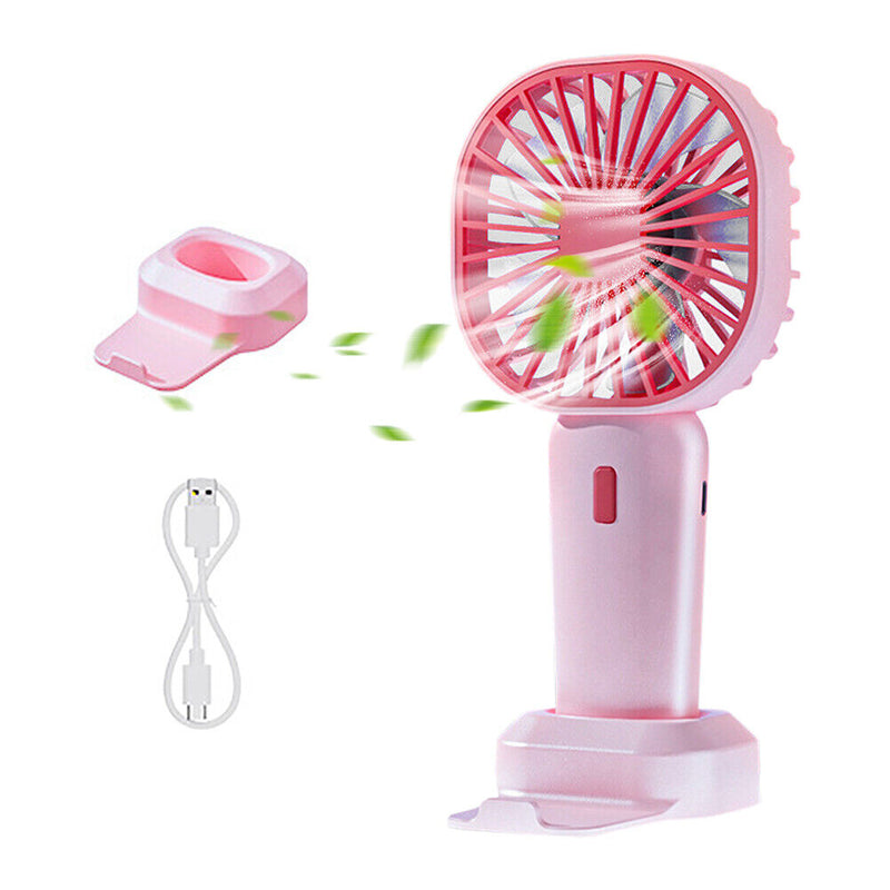 #A Portable Desktop Fan USB Rechargeable Summer Pocket Cooling Fans for Home Off